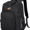 Basic Travel Backpack Water Resistant Black