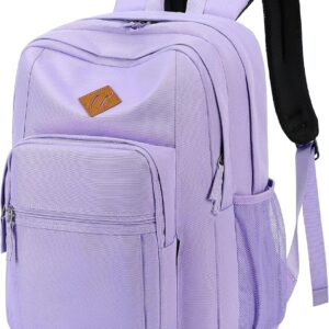 Basic Travel Backpack Water Resistant Black - Image 15