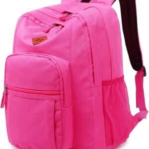 Basic Travel Backpack Water Resistant Black - Image 16