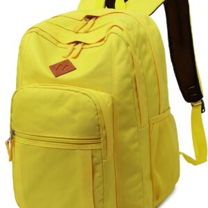 Basic Travel Backpack Water Resistant Black - Image 17