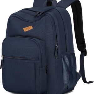 Basic Travel Backpack Water Resistant Black - Image 19