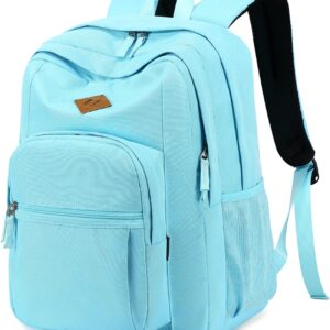 Basic Travel Backpack Water Resistant Black - Image 23