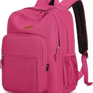 Basic Travel Backpack Water Resistant Black - Image 24