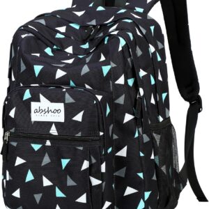 Basic Travel Backpack Water Resistant Black - Image 26