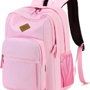 Basic Travel Backpack Water Resistant Black - Image 31