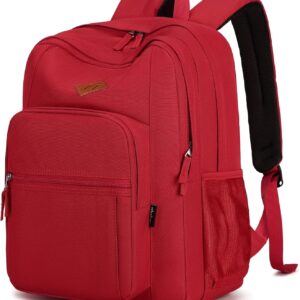 Basic Travel Backpack Water Resistant Black - Image 33