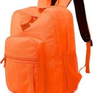 Basic Travel Backpack Water Resistant Black - Image 34