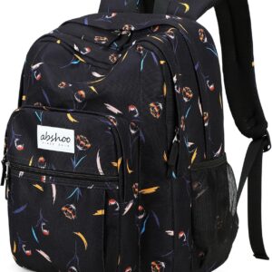 Basic Travel Backpack Water Resistant Black - Image 40