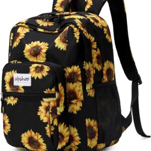 Basic Travel Backpack Water Resistant Black - Image 41