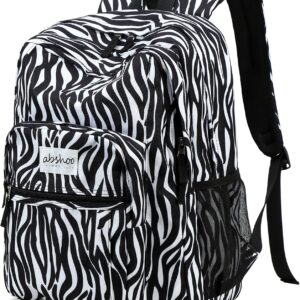 Basic Travel Backpack Water Resistant Black - Image 7