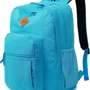 Basic Travel Backpack Water Resistant Black - Image 9