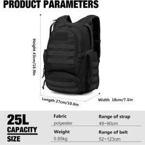 Tactical Backpack 25L Molle Design - Image 2