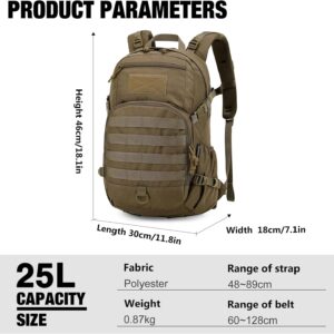 Tactical Backpack Molle 15L 25L - Image 3