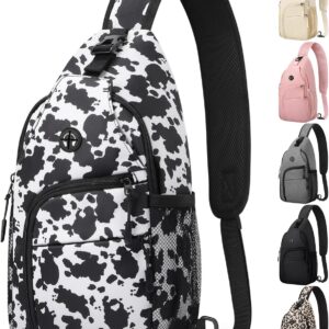Waterproof Crossbody Sling Bag Black Medium - Image 11
