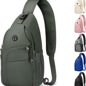 Waterproof Crossbody Sling Bag Black Medium - Image 15