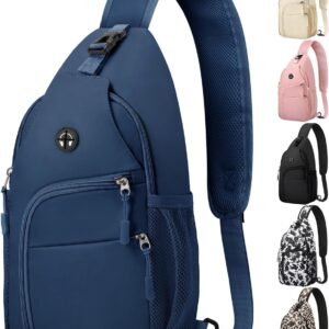 Waterproof Crossbody Sling Bag Black Medium - Image 16