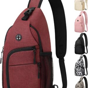 Waterproof Crossbody Sling Bag Black Medium - Image 17