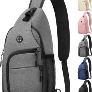 Waterproof Crossbody Sling Bag Black Medium - Image 7