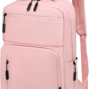 Waterproof Laptop Backpack Black 15.6 Inch - Image 13