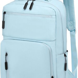 Waterproof Laptop Backpack Black 15.6 Inch - Image 8